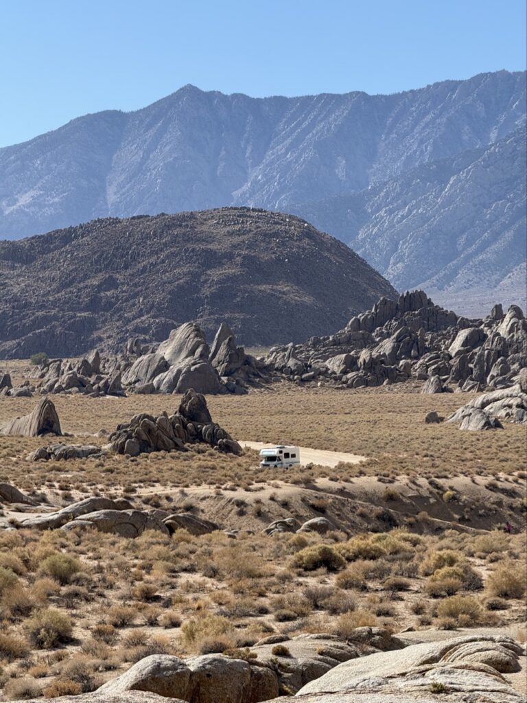 Výhled v Alabama Hills