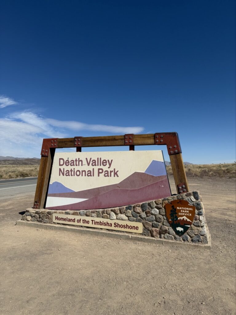 cedule Death Valley National Park