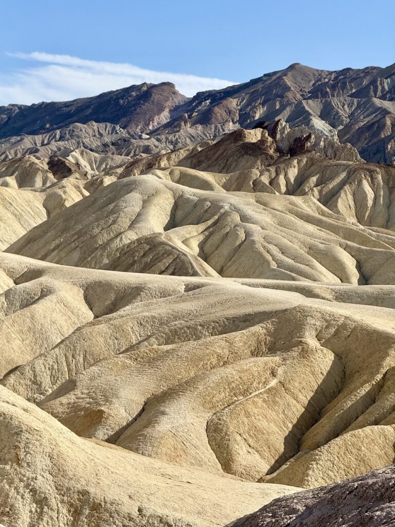 Zabriskie Point v Death Valley