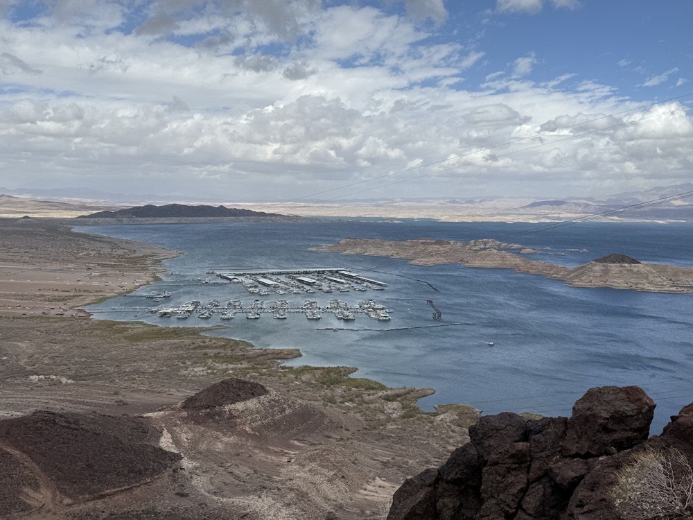 pohled na Lake Mead
